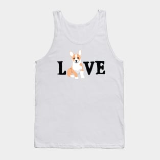 Pembroke Welsh Corgi Puppy LOVE Tank Top